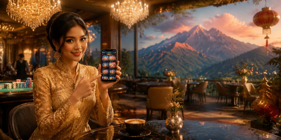 Pengguna Sabah berbaju kebaya menikmati bonus dan akses VIP platform 91md